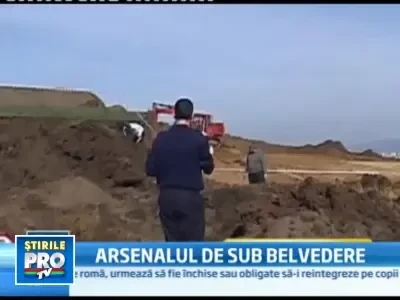 Pericolul din pamant! 100 de proiectile gasite intr-un cartier din Tg Mures