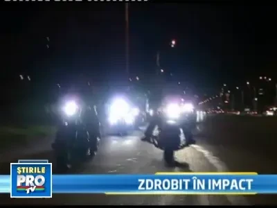 Viteza si gropile din Capitala fac o noua victima in randul motociclistilor