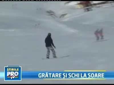 Schi de primavara si bronz de munte pe Valea Prahovei