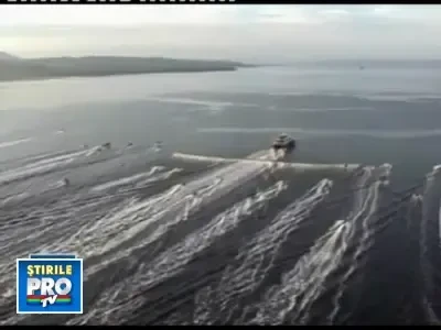 114 amatori de ski nautic din Tasmania au facut "cursa" vietii