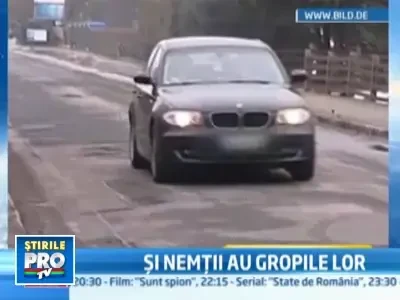 Noi ce sa mai zicem! Germanii se plang ca 40% din drumuri sunt jalnice!