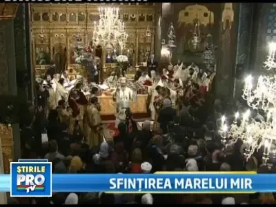 Patriarhul Daniel a sfintit Marele Mir. Afla cum se prepara