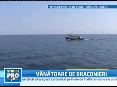 Braconieri turci, prinsi in apele romanesti, cu 200 focuri de avertisment
