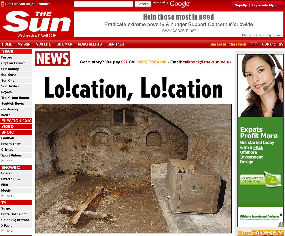 Se tem ca sunt bantuiti de fantome dupa ce au gasit... o biserica sub casa