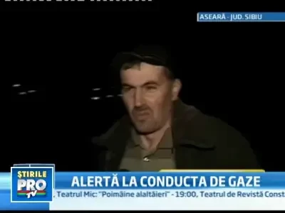 Alerta in Sibiu, dupa ce o conducta de gaze s-a fisurat