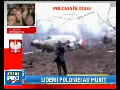 UPDATE: Fratele presedintelui Poloniei nu se afla in avion