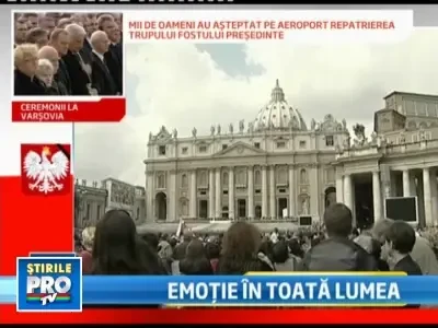Papa Benedict: Voi oferi neincetat sprijinul meu iubitei natiuni poloneze