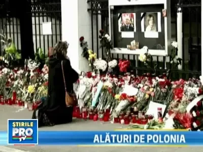 Politicienii romani au adus un omagiu sefului statului polonez