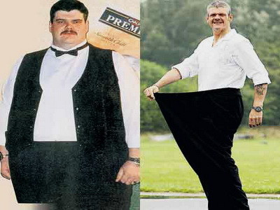 Ambitie, nu gluma! A slabit 160 kg, iar acum merge la maraton!