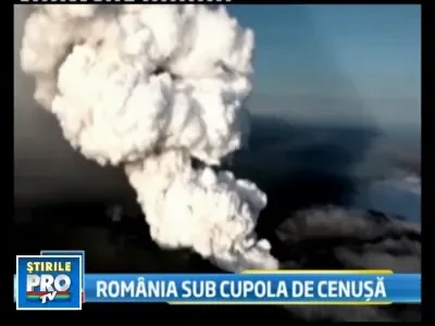 Romania este acoperita TOTAL de norul de cenusa! COD ROSU de aviatie!