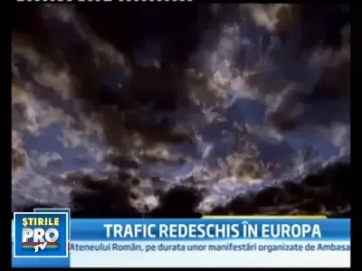 Spatiul aerian s-a redeschis in mai multe tari europene, inclusiv Romania