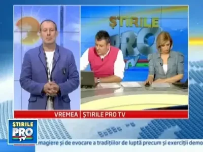 Prognoza meteo pentru urmatoarele trei zile