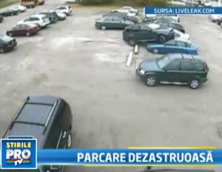 BUNICUTA PENALA. Face praf doua masini si fuge de la locul faptei