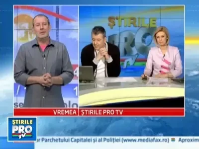 Prognoza meteo pentru urmatoarele trei zile