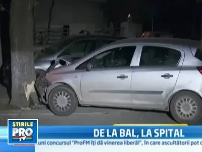 Trei tineri au terminat o noapte de distractie la spital