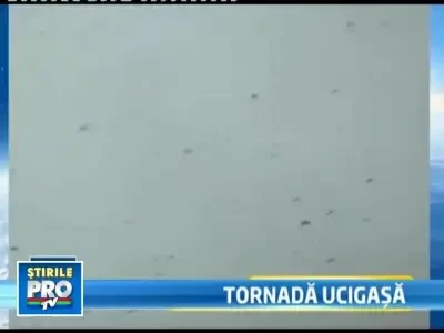 Iadul pe pamant in SUA! Tornada aducatoare de moarte in Mississippi!