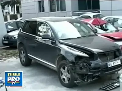 Urmarire ca in filme la Pitesti, final cu accident pe autostrada