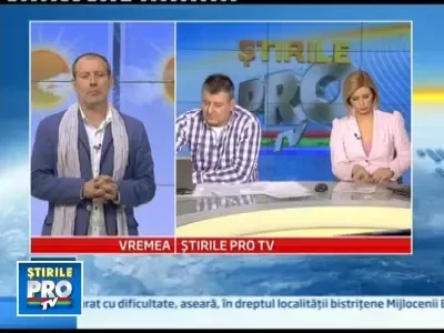 Vezi prognoza meteo pentru urmatoarele zile