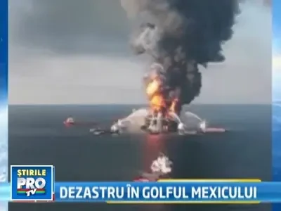 Scurgere uriasa de petrol in apele Golfului Mexic: 160 de tone pe zi!