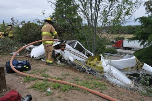 S-a prabusit cu avionul pe care-l pilota! Avea 88 de ani