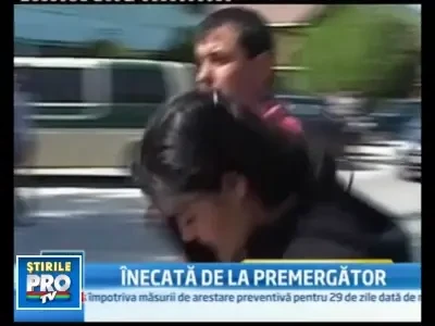 INFIORATOR! Se juca in premergator si a alunecat in raul din spatele casei