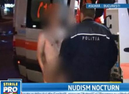 Nudism nocturn! A defilat GOL-PUSCA pe strazile Capitalei!
