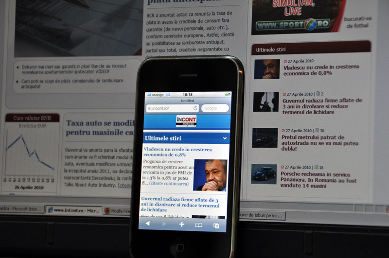 Incont.ro, site-ul economic pe intelesul tuturor, disponibil si de pe mobil