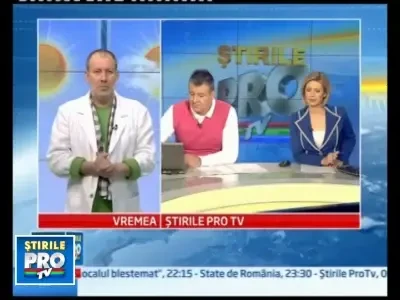 Vezi prognoza meteo pentru urmatoarele zile