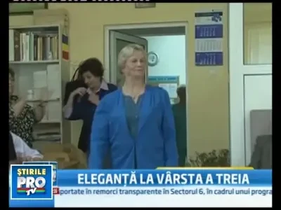 Cluj: Concurs de maniere si prezentare de moda, la varsta a treia!