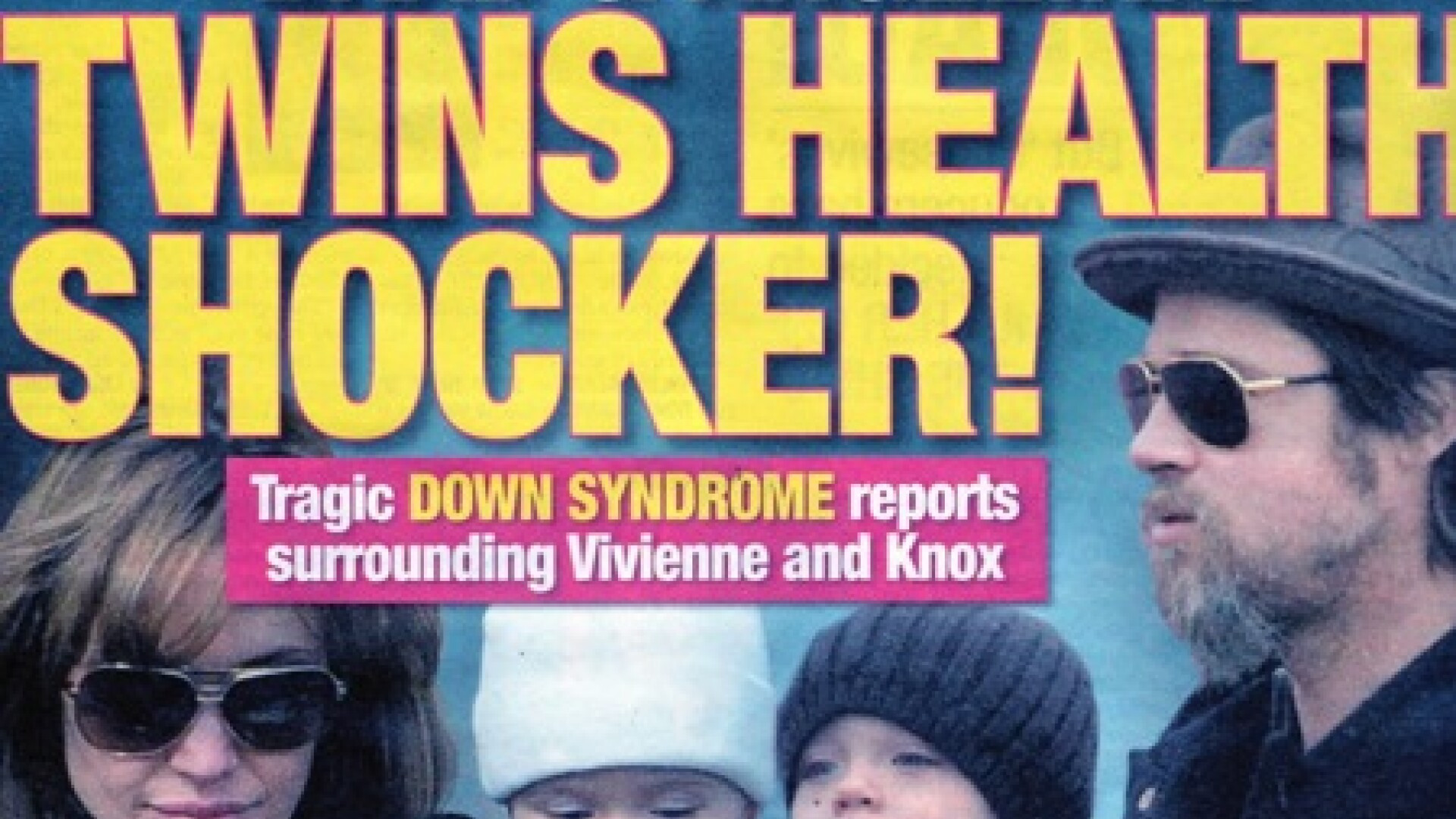 Gemenii Angelinei Jolie sufera de sindromul Down?!?