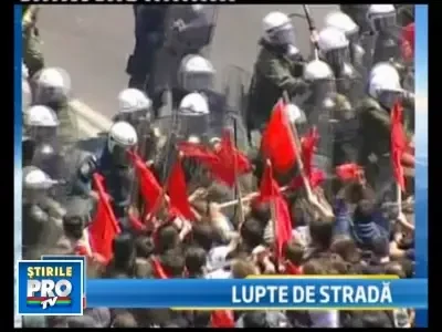 1 Mai s-a sarbatorit cu urlete in Grecia, Germania si Asia!