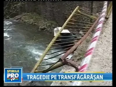 TRAGEDIE pe Transfagarasan! Au murit dupa ce au cazut cu masina in rapa!