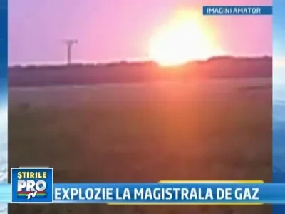 Magistrala care alimenteaza Capitala cu gaze a explodat!