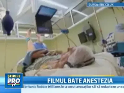 Ce-ai zice sa te operezi de apendicita, sub anestezia unui film de actiune?