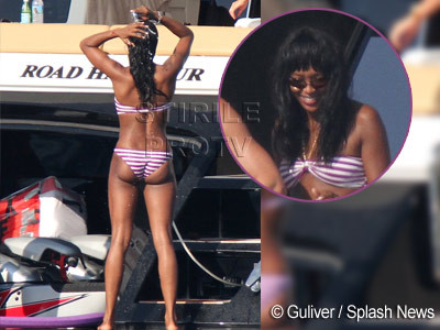 Naomi Campbell se tine bine la 39 de ani! Uite ce posterior HOT are!