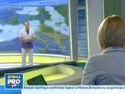 Vezi prognoza meteo pe continent si in tara