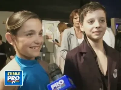 Alexia, fiica Andreei Esca ia lectii de dans de la Elwira si Mihai Petre