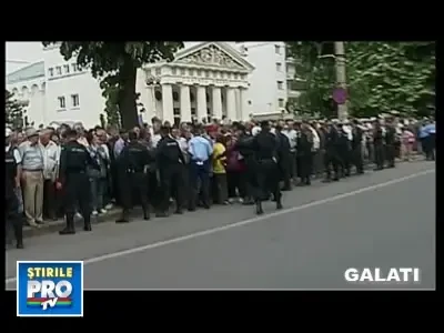 Incidente intre pensionari si jandarmi la Galati si Iasi