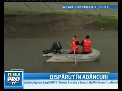 Un baietel de 11 ani a disparut in apele unui rau din judetul Olt
