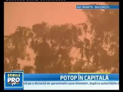 Bucurestiul, maturat de o furtuna violenta!