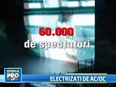 MEGA-concert! AC/DC a electrizat duminica seara Bucurestiul