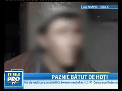 A ajuns direct la spital, dupa ce a fost batut cu bestialitate de hoti