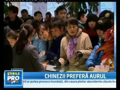 Chinezii investesc in aur! Nu mai au incredere in monedele internationale