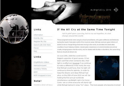 Primul priveghi mondial simultan. Pentru Michael Jackson