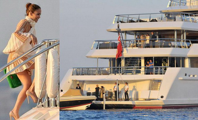 Lux extrem la Cannes: J. Lo a inchiriat un yacht cu 28 de mil. de dolari