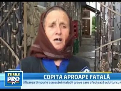 Copil desfigurat de un cal! L-a lovit cu copita in fata!