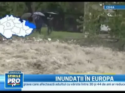 Europa se ineaca! Ploua in continuare, viiturile fac prapad