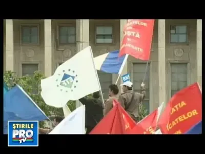 Mitingul bugetarilor s-a incheiat fara incidente