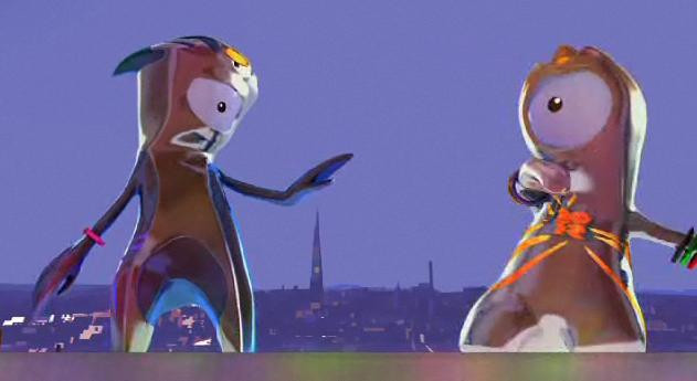 Mascotele Jocurilor Olimpice din 2012: ciclopi-extraterestri