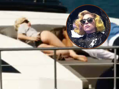 Lady GaGa, scene de dragoste pe un yaht, cu o femeie